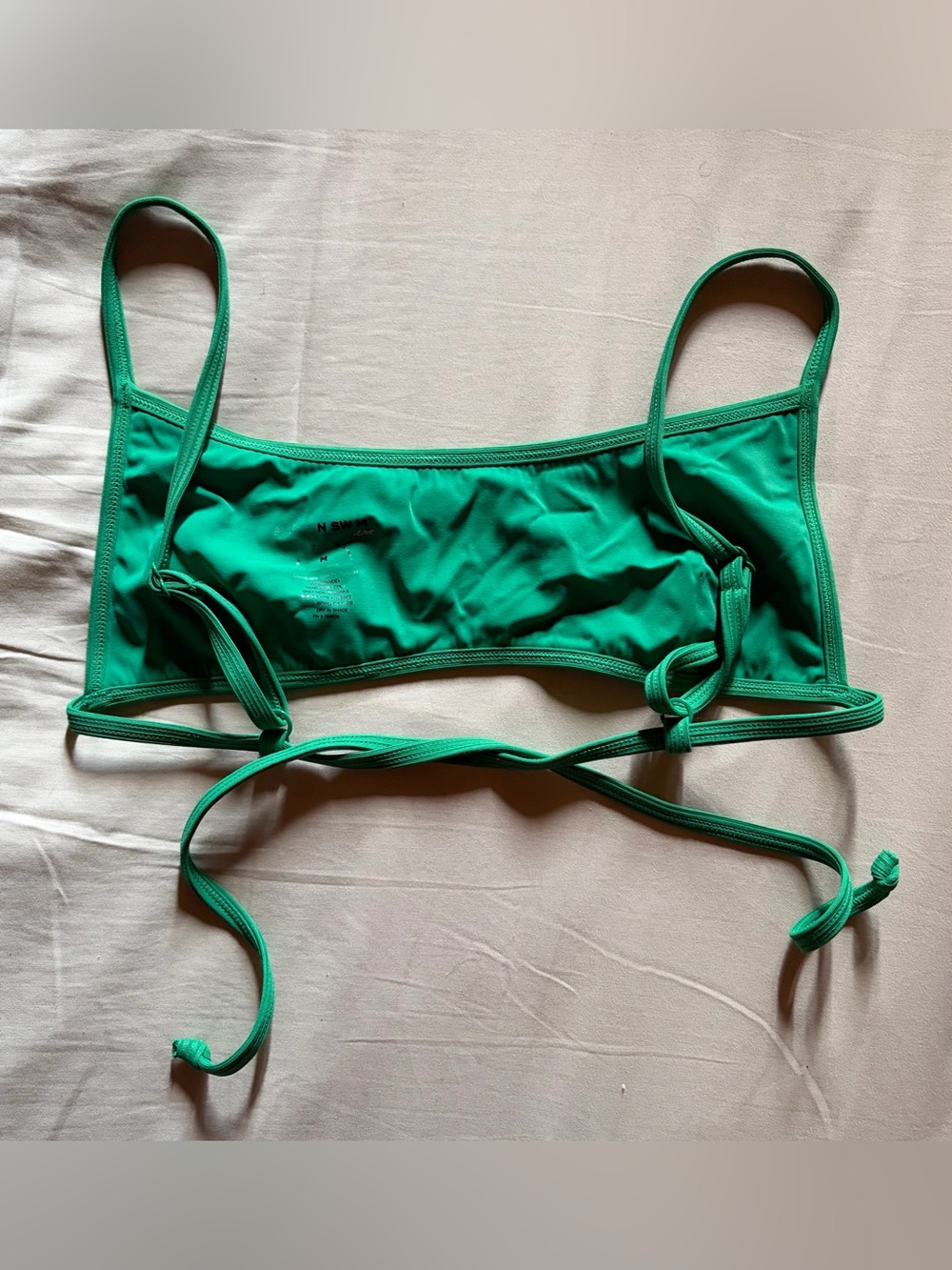 PacSun Green Ribbed Bikini Top - Picture 2 of 3